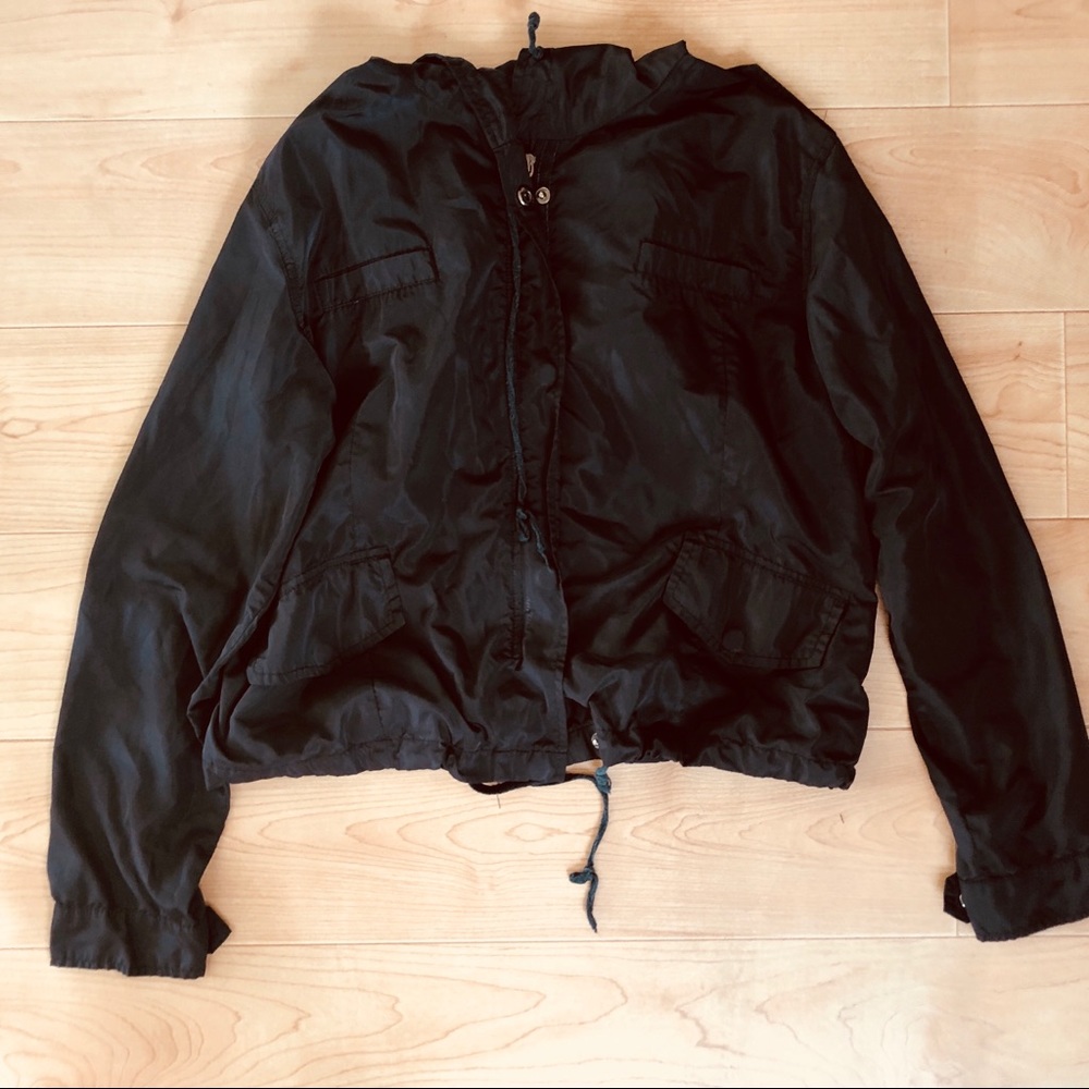 Black Windbreaker